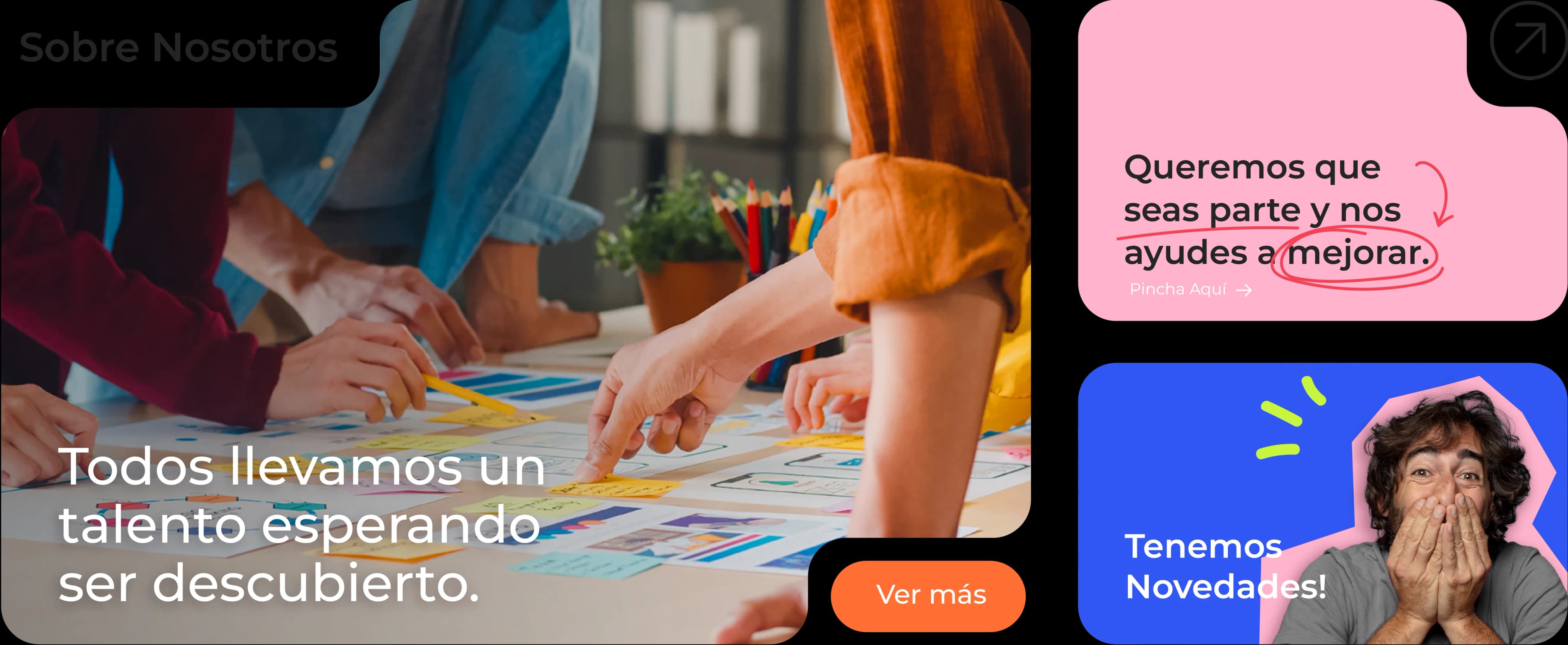 Sobre nosotros: todos llevamos un talento esperando ser descubierto.