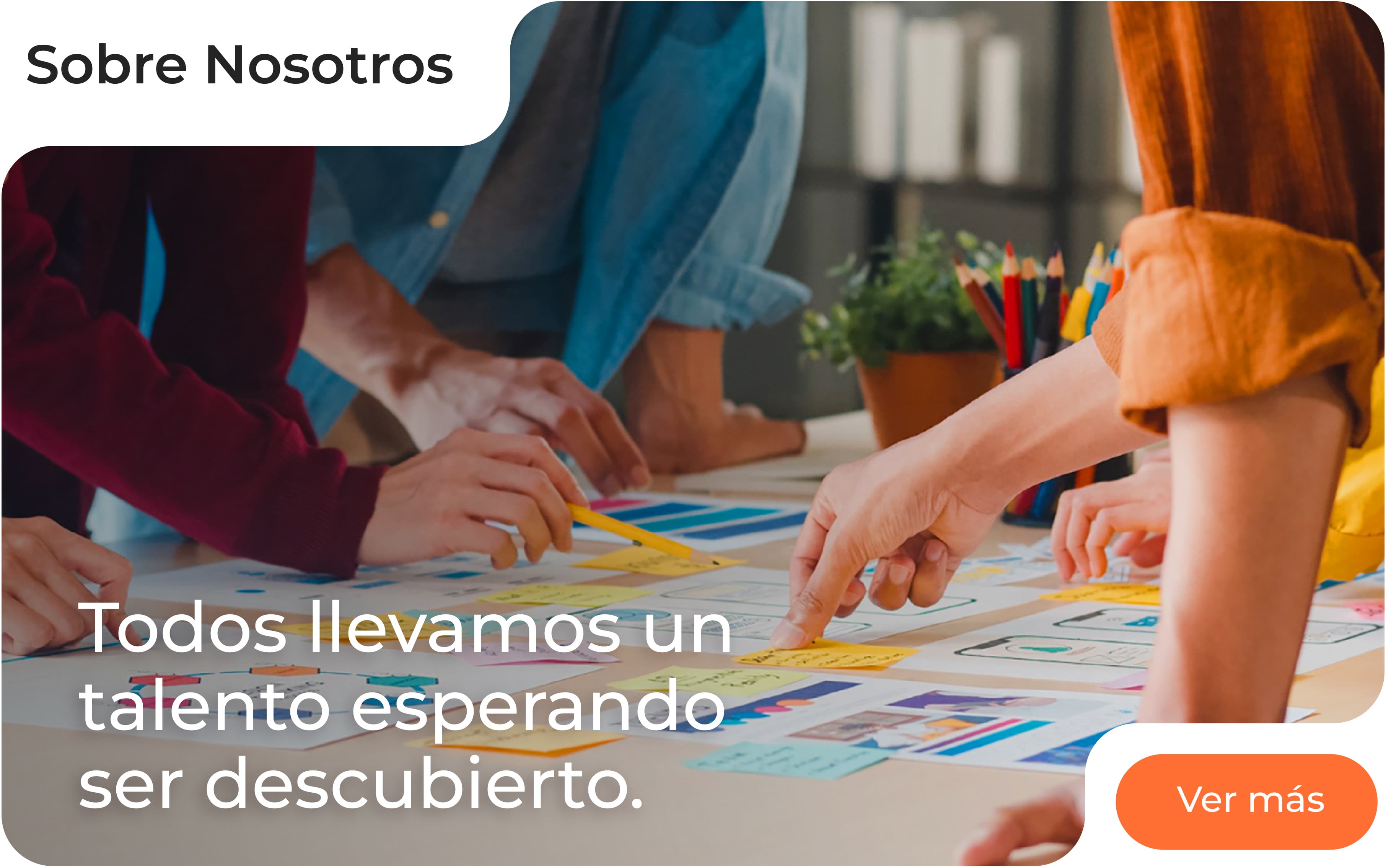 Todos llevamos un talento esperando ser descubierto. Ver más